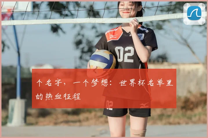个名字,一个梦想:世界杯名单里的热血征程